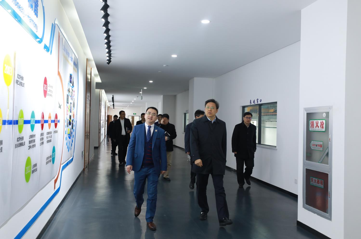 蘇州高新區黨工委書記、區長吳新明書記、王牟、黃鋒主任一行調研通錦